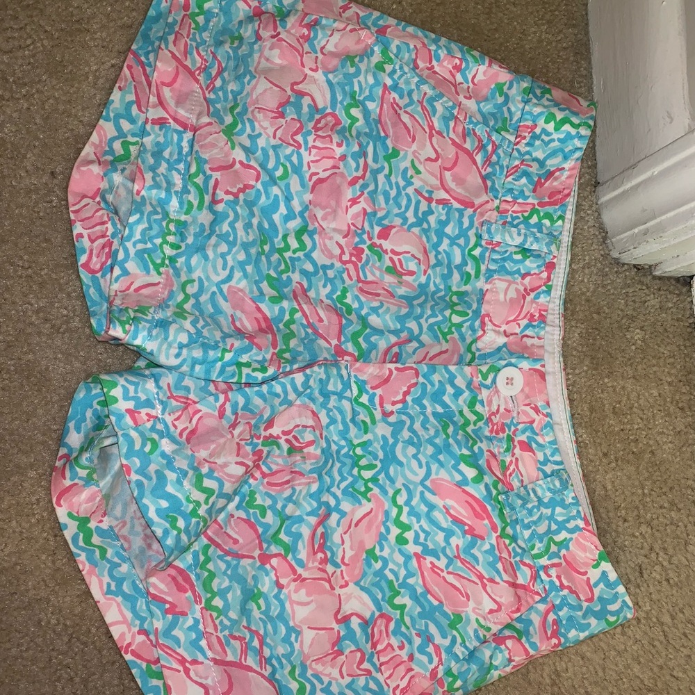 Lilly Pulitzer shorts in Lobster Roll